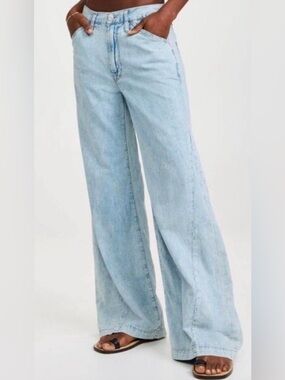 FRAME Denim Le Baggy Palazzo Jeans size 29
